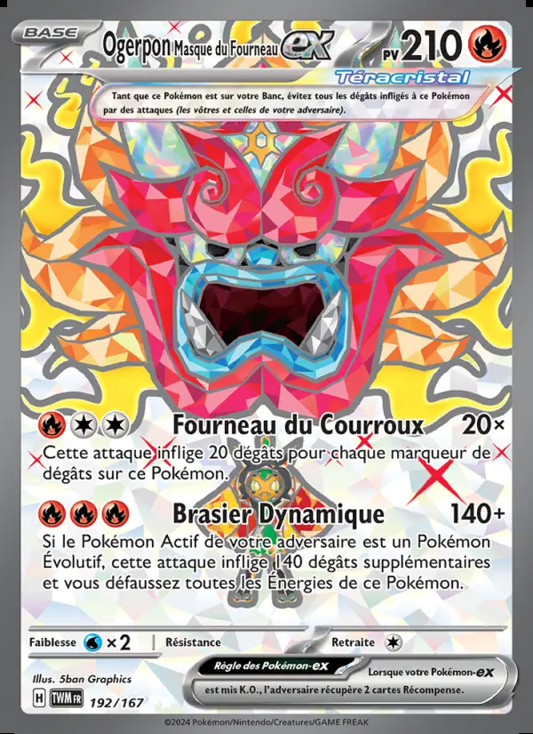 Image of the card Ogerpon Masque du Fourneau-ex