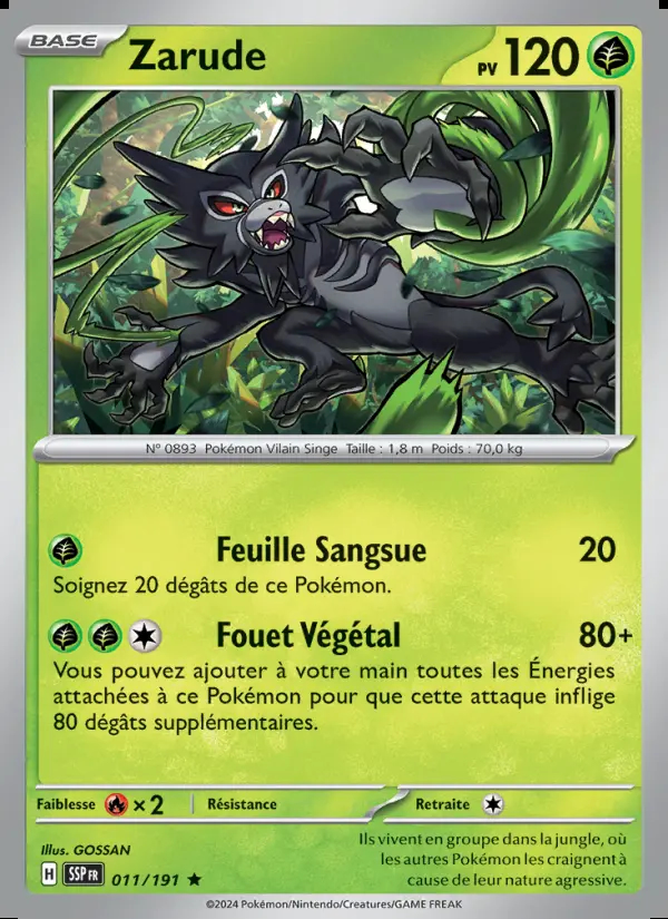 Image of the card Zarude