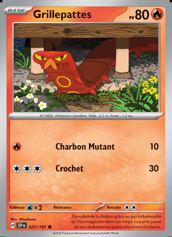 Image of the card Grillepattes