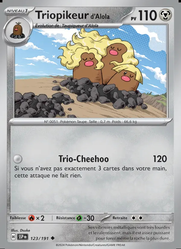 Image of the card Triopikeur d'Alola