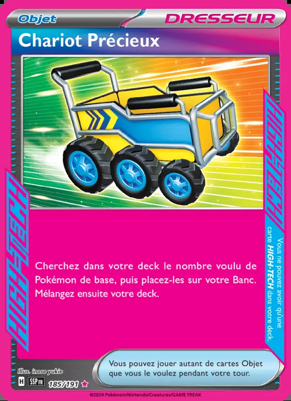 Image of the card Chariot Précieux