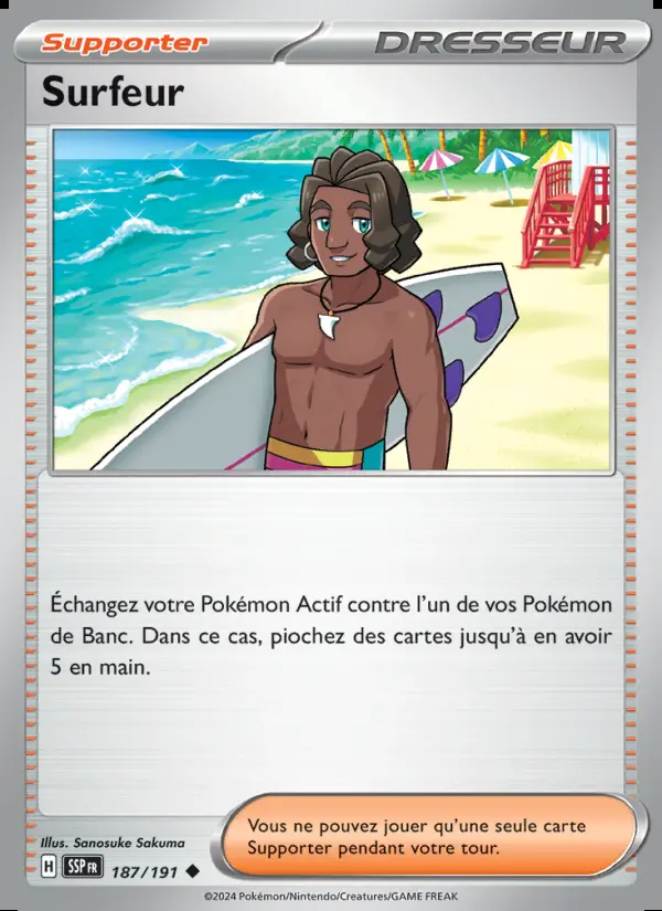 Image of the card Surfeur