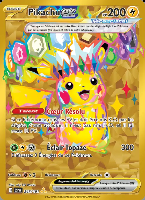 Image of the card Pikachu-ex