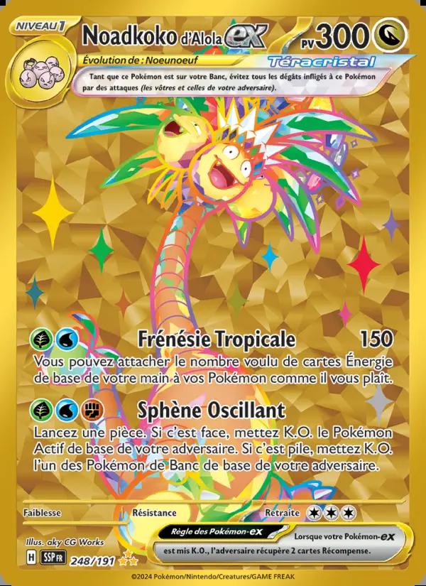 Image of the card Noadkoko d'Alola-ex