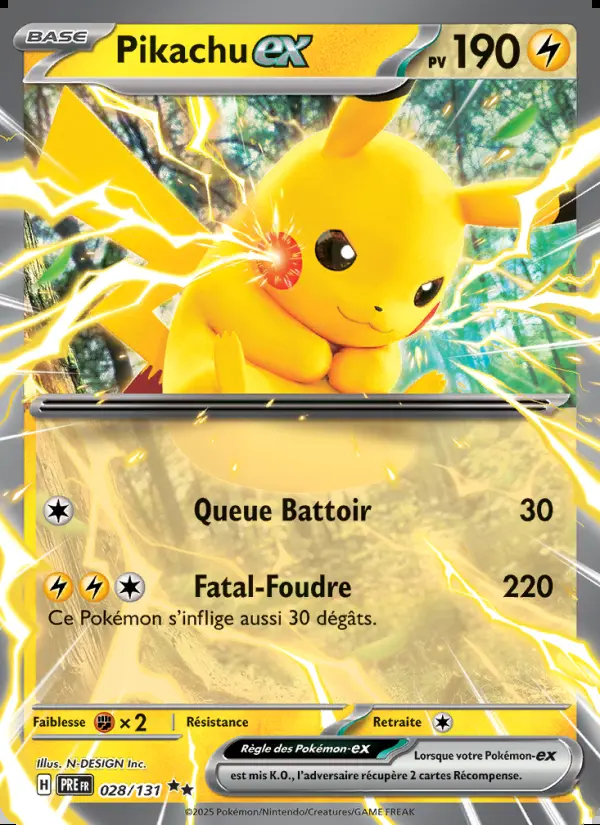 Image of the card Pikachu-ex