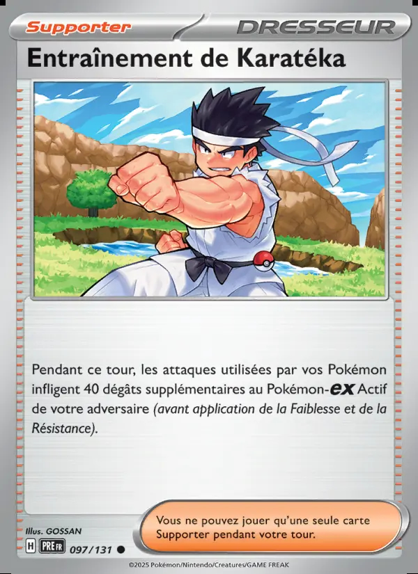 Image of the card Entraînement de Karatéka