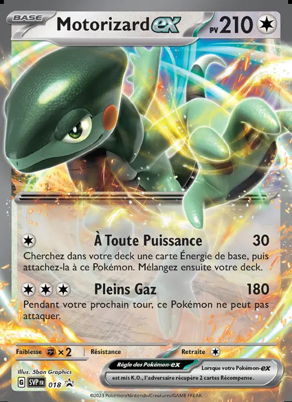 Image of the card Motorizard-ex