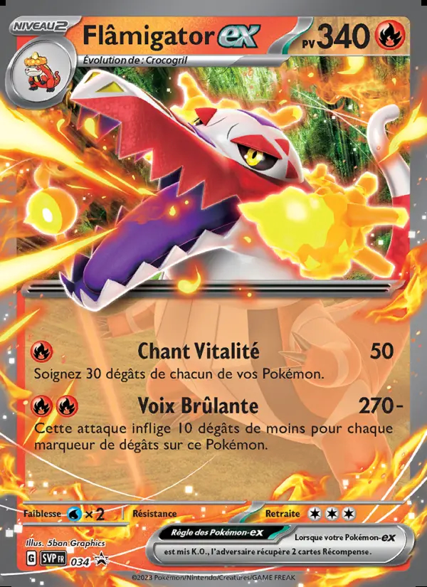 Image of the card Flâmigator-ex