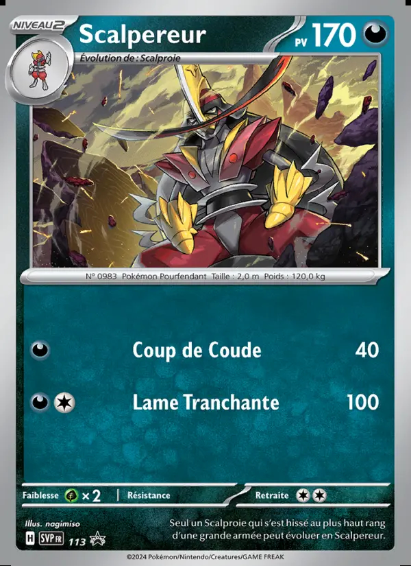 Image of the card Scalpereur