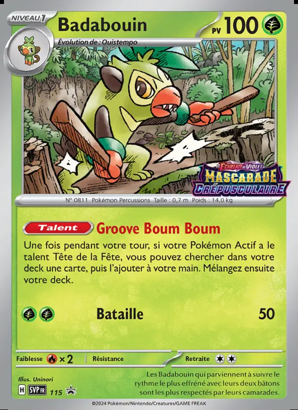 Image of the card Badabouin