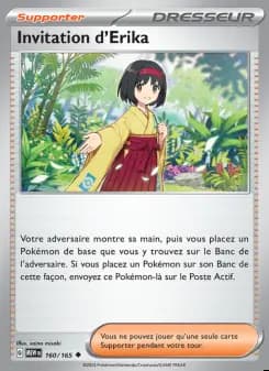 Image of the card Invitation d'Erika